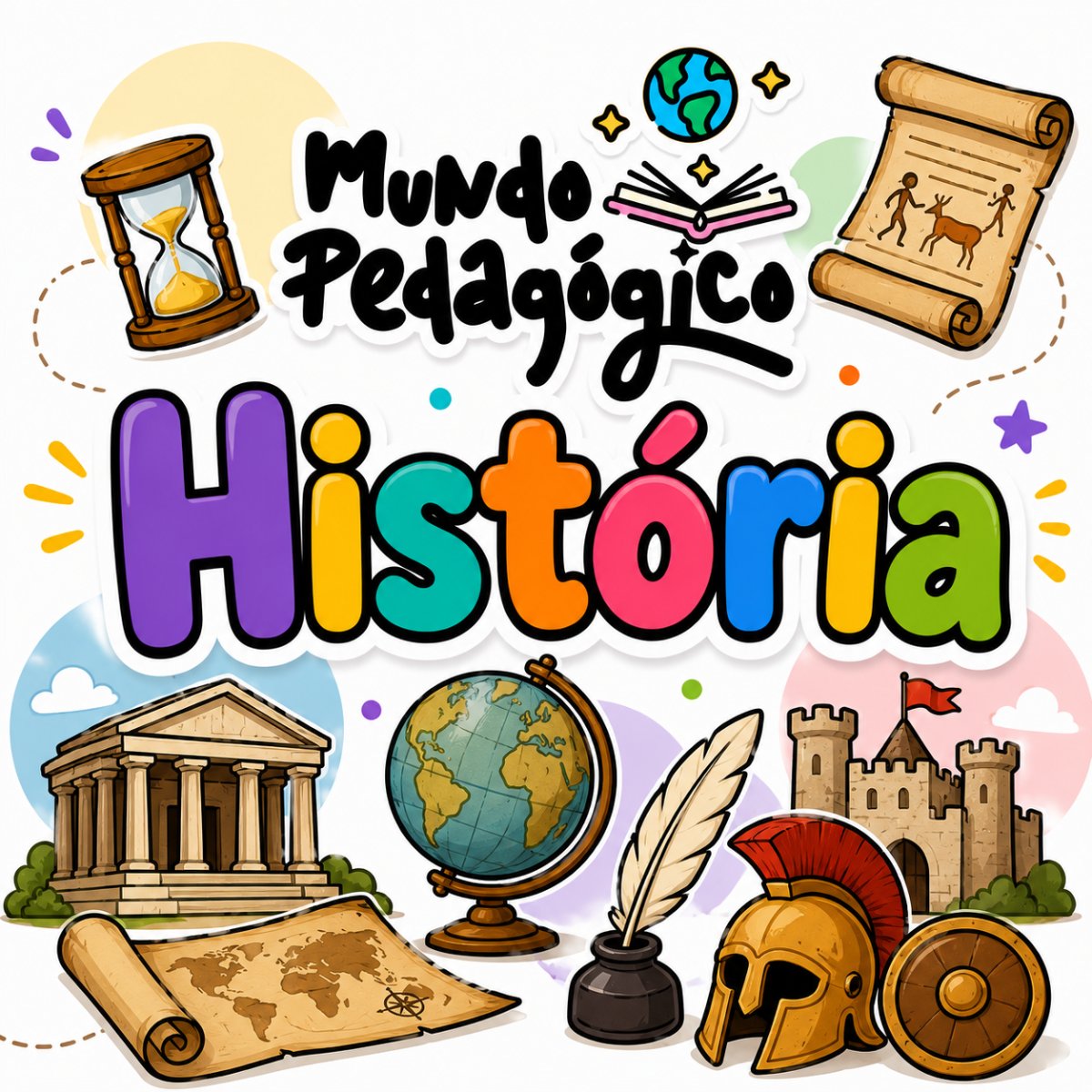 Capa do pack de História para o Ensino Médio
