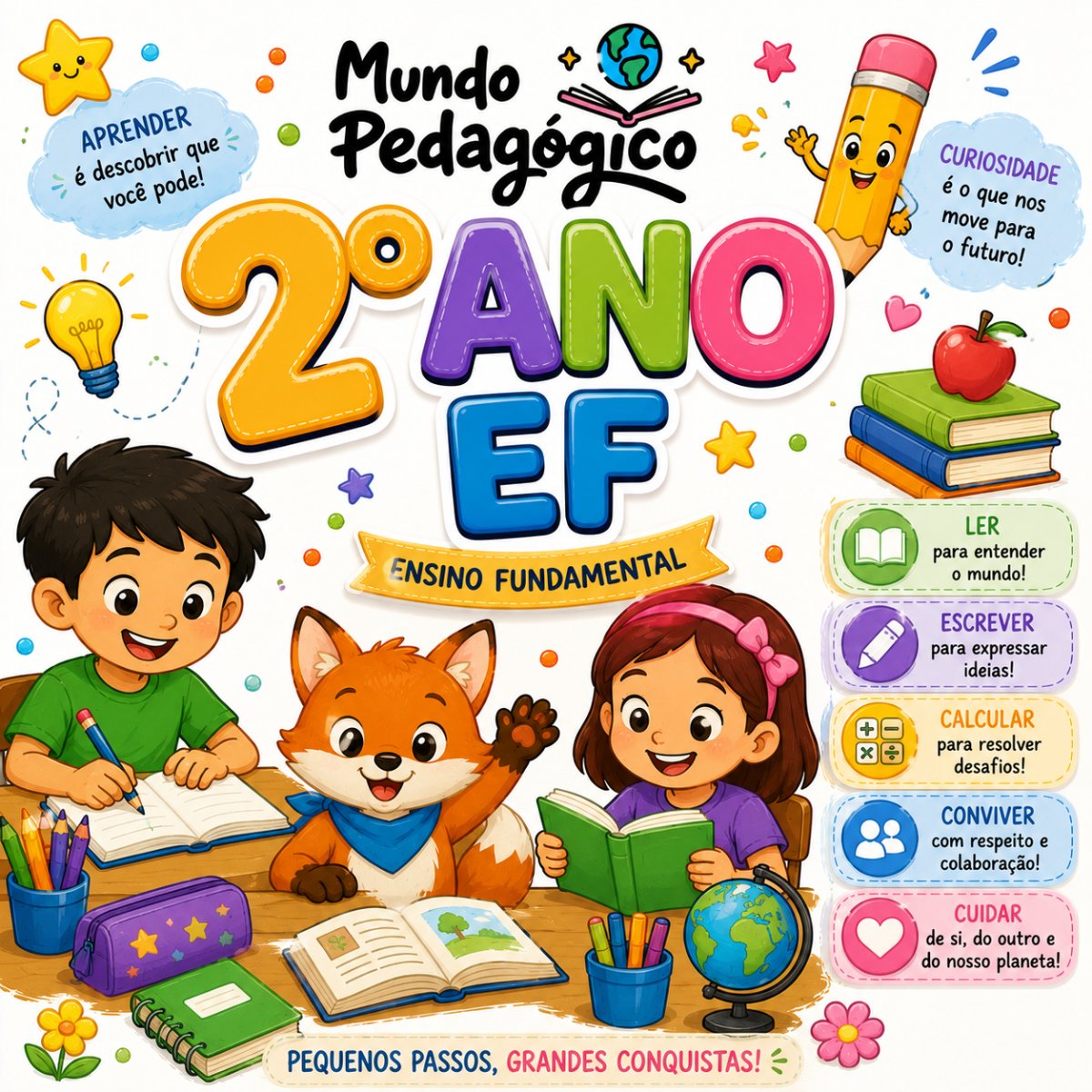 Capa do material de 2º Ano EF