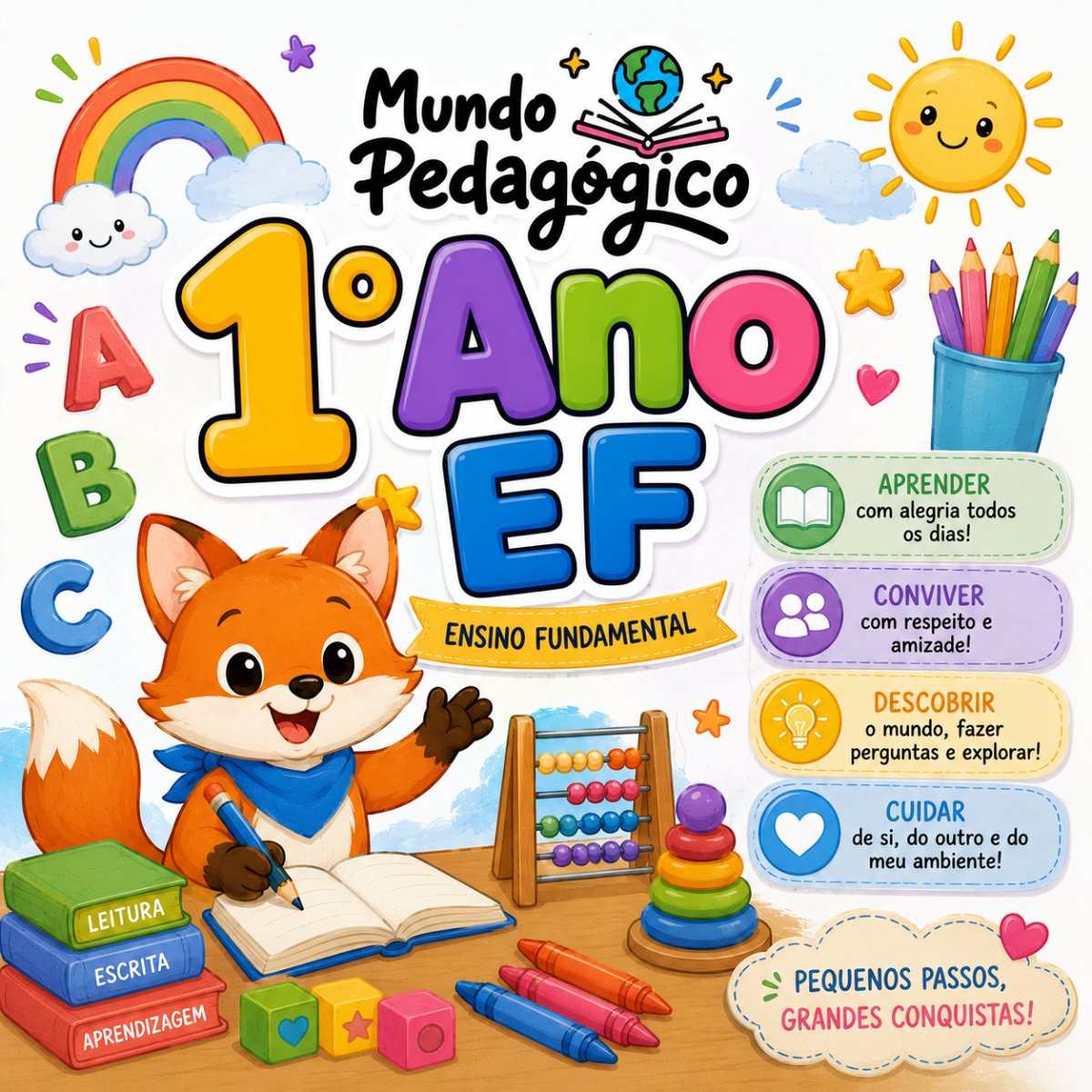 Capa do material de 1º Ano EF