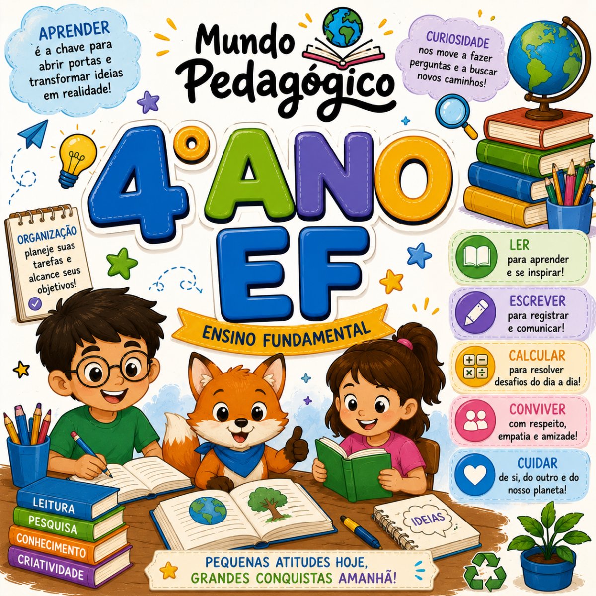 Capa do material de 4º Ano EF