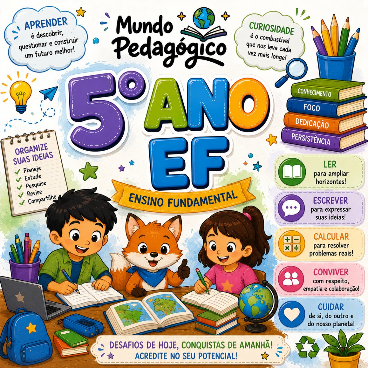 Capa do material de 5º Ano EF