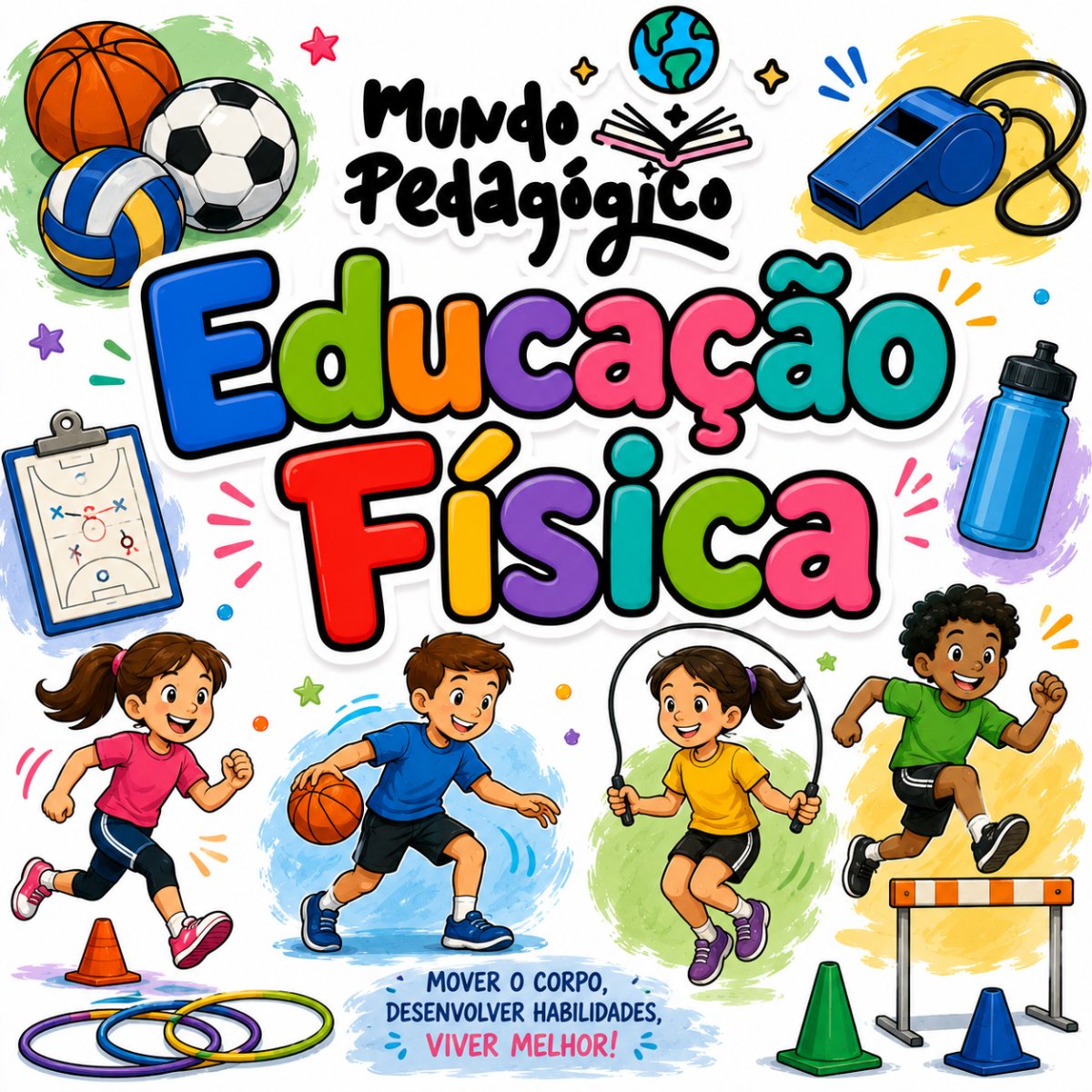 Capa do pack de Educação Física para o Ensino Médio